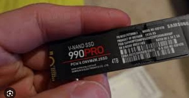 Samsung SSD 990 PRO ' ''4TB'' Pcie 4.0 M.2, Computers en Software, Harde schijven, Intern, SSD, Nieuw, Ophalen of Verzenden