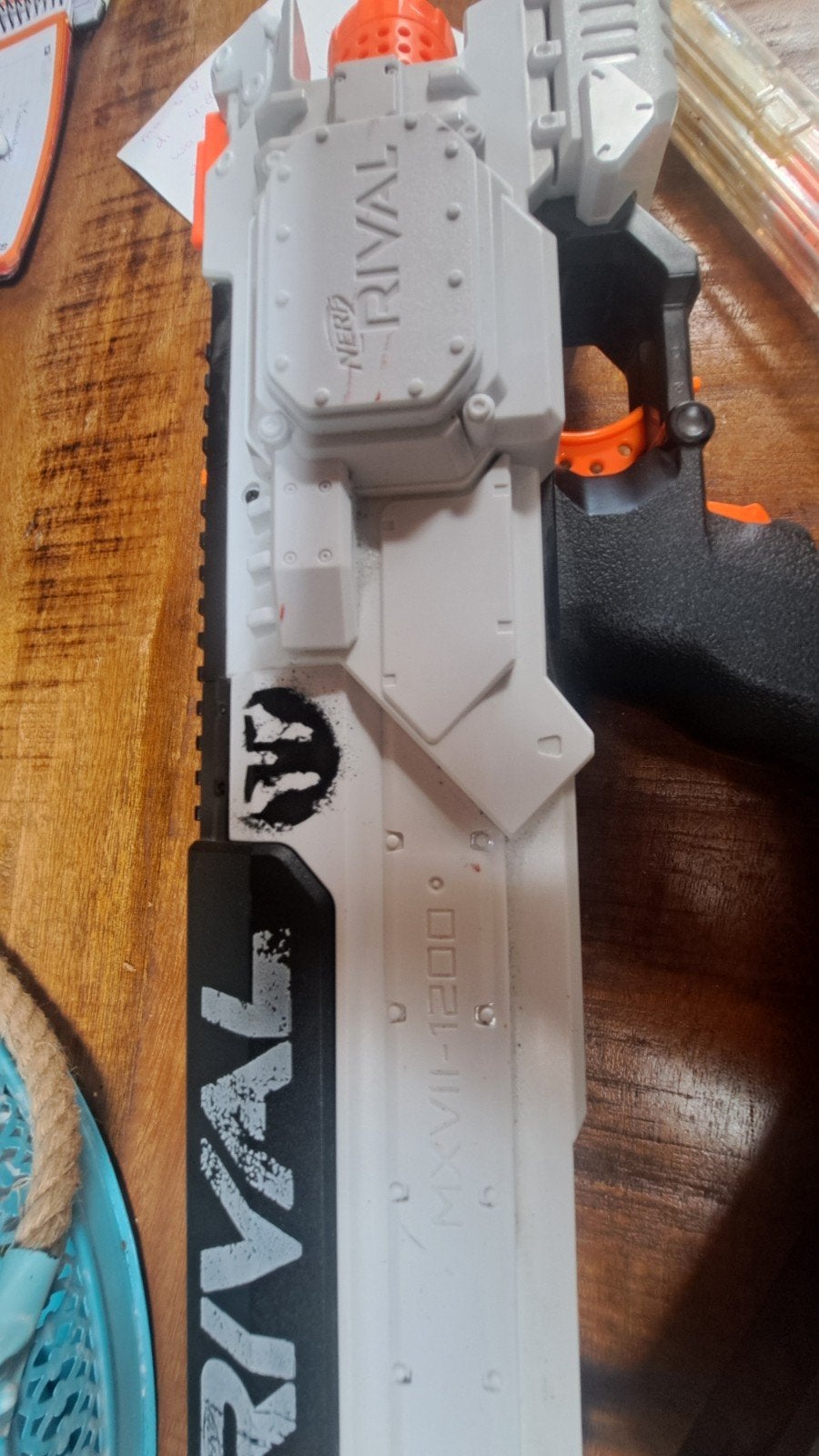 Gebruikte Nerf Rival MXVII-1200 Blaster met magazijn, Ophalen