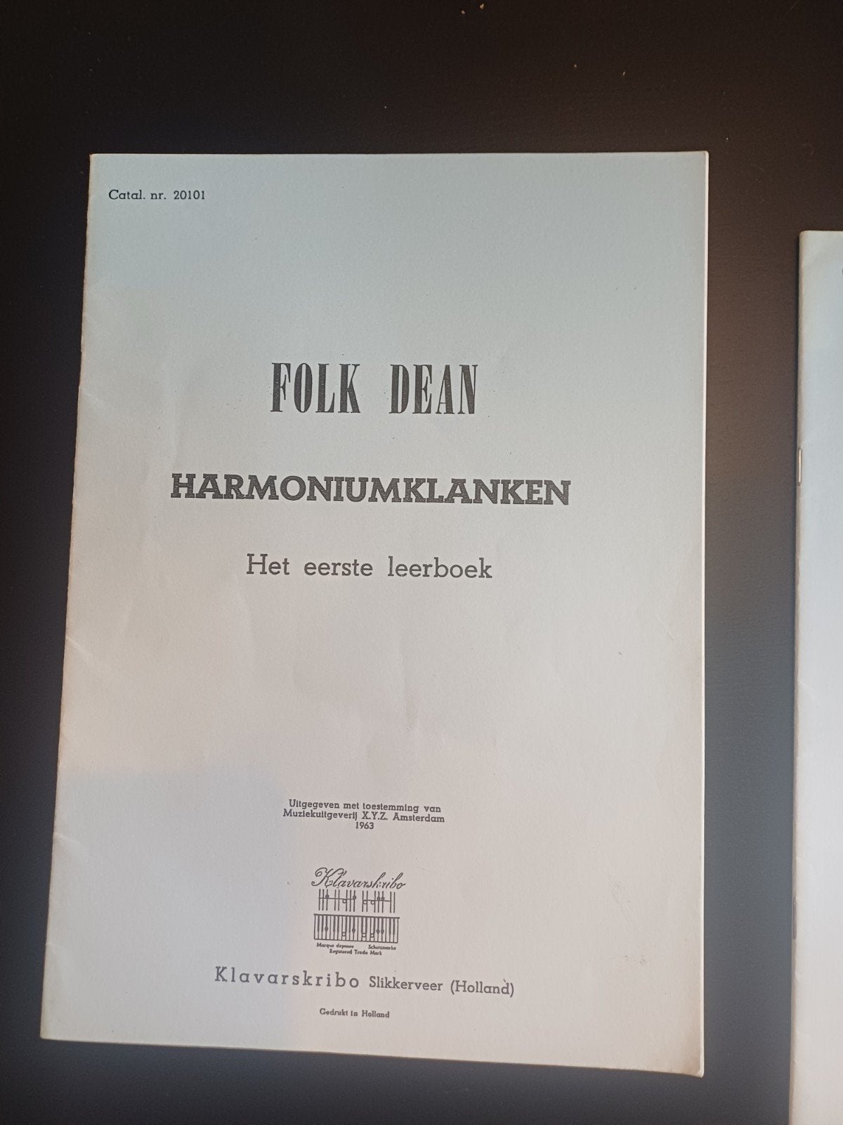 Folk Dean Harmoniumklanken Leerboeken 1, 2 en 4, Gebruikt, Verzenden, Overige genres, Les of Cursus