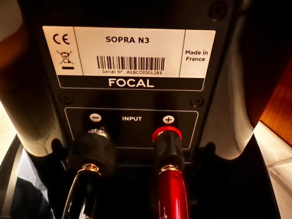 Focal Sopra 3 in high gloss black. Mint staat., Audio, Tv en Foto, Secondhighend@outlook.com, Focal, Zo goed als nieuw, 120 watt of meer
