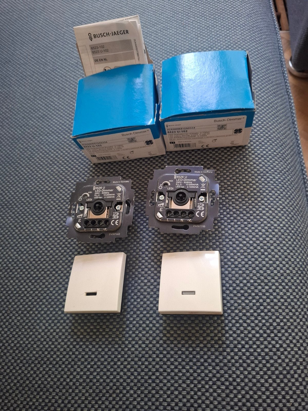 Dimmers Led busch-jaeger., Doe-het-zelf en Verbouw, Elektra en Kabels, Ophalen of Verzenden, Zo goed als nieuw, Busch-Jaeger, Schakelaar