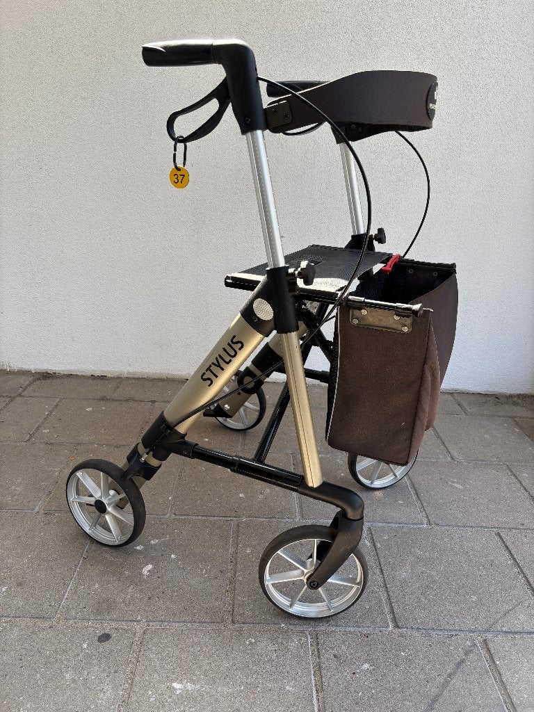 Nr 37... Rehasense Stylus BX Rollator Goudkleurig, Diversen, Rollators, Ophalen, Gebruikt, Rehasense, .