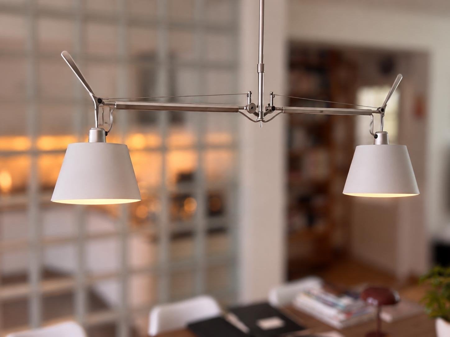 Artemide Tolomeo Due Bracci - Design hanglamp, Huis en Inrichting, Ophalen, Design, E27 (groot), Zo goed als nieuw