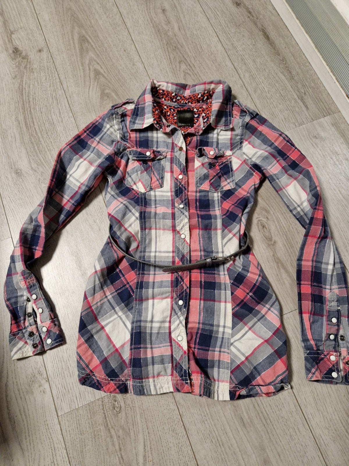 Leuke blouse maat 158/164, Kinderen en Baby's, Kinderkleding | Maat 158, Ophalen of Verzenden, Zo goed als nieuw, Meisje, Overhemd of Blouse