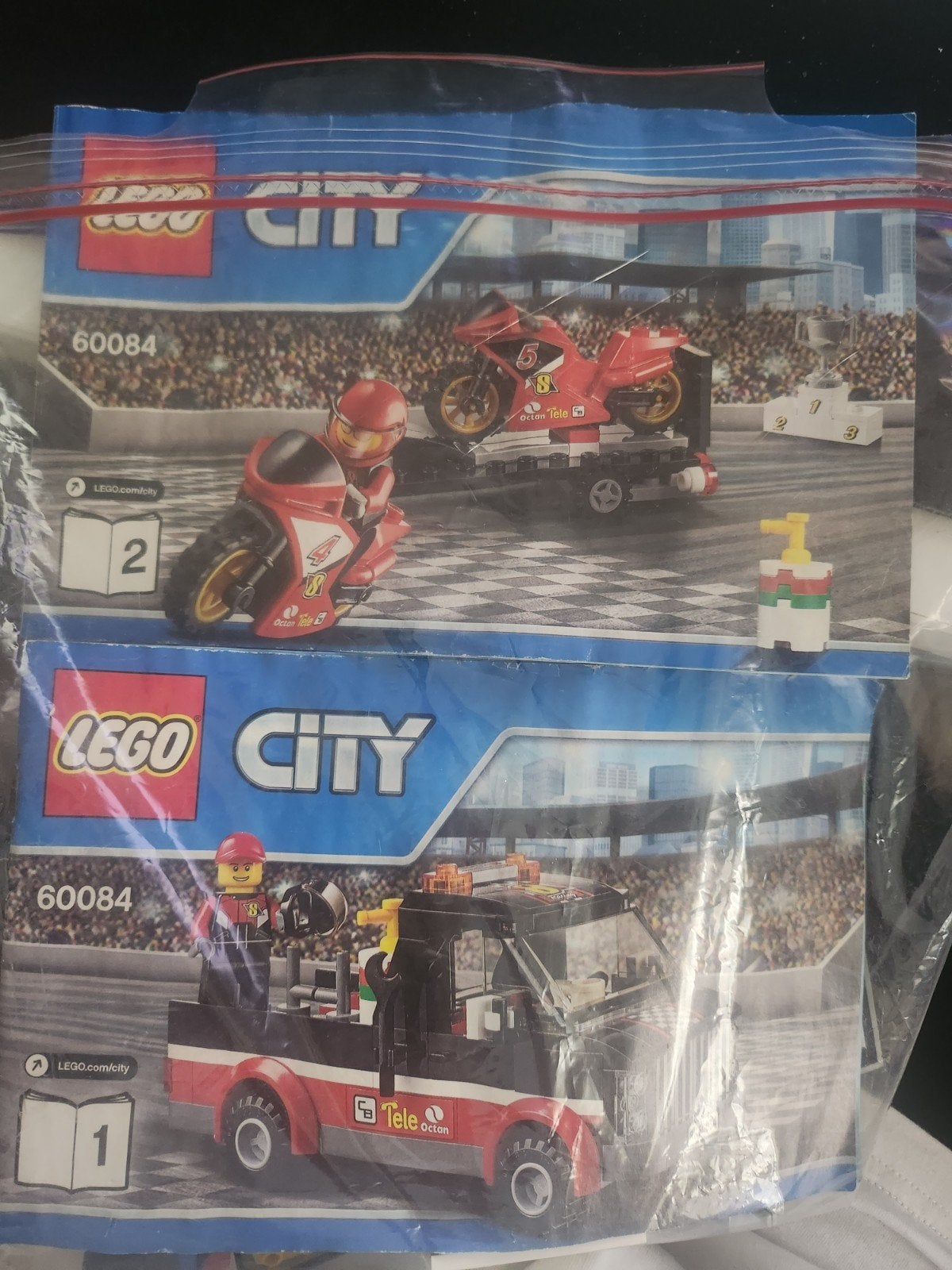 LEGO City 60084 Race Truck en Motorfietsen, Ophalen of Verzenden, Gebruikt, Overige merken