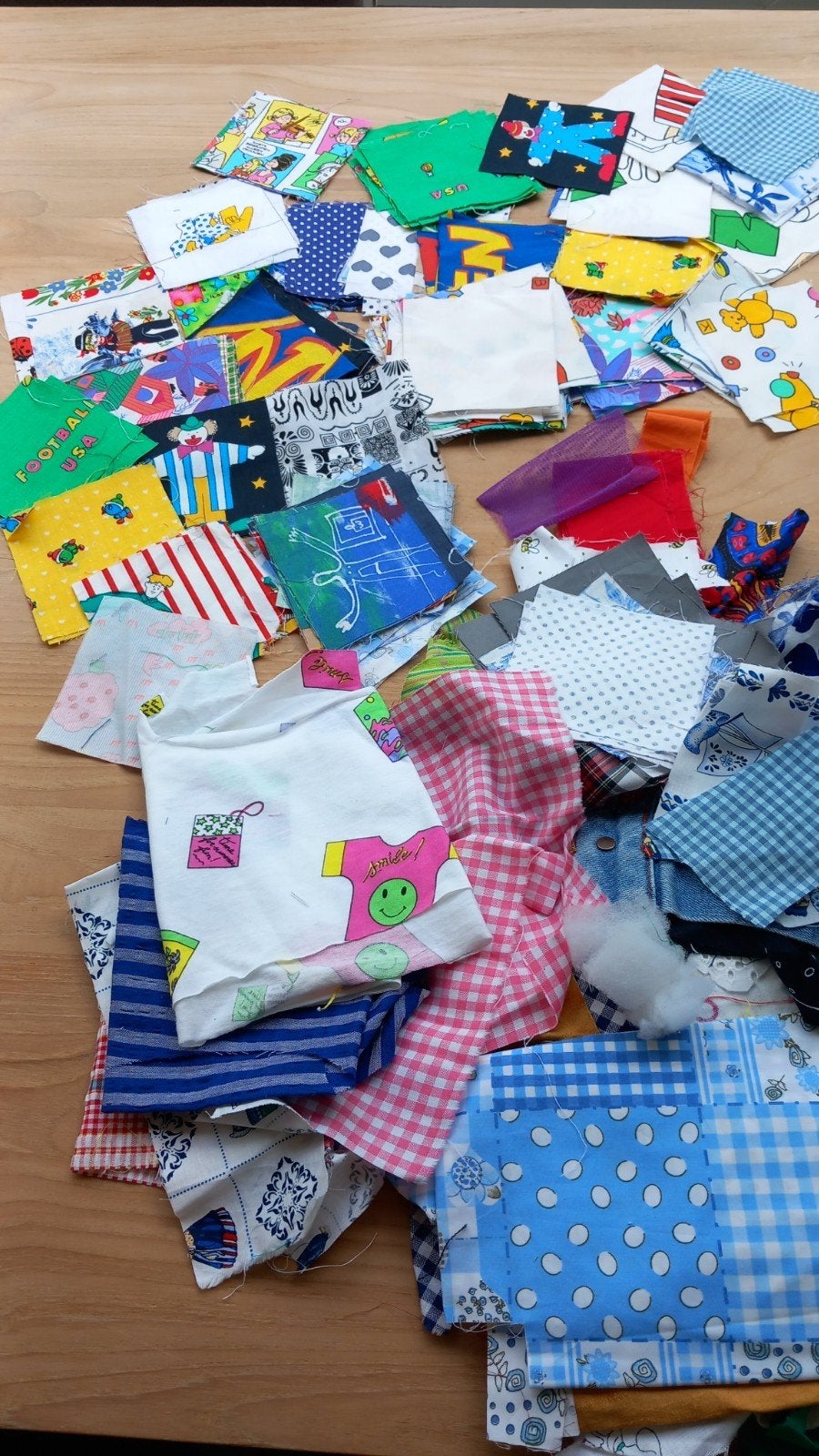 Leuke quiltlapjes 10 x 10 cm., Ophalen of Verzenden, Overige kleuren, Katoen, 30 tot 200 cm