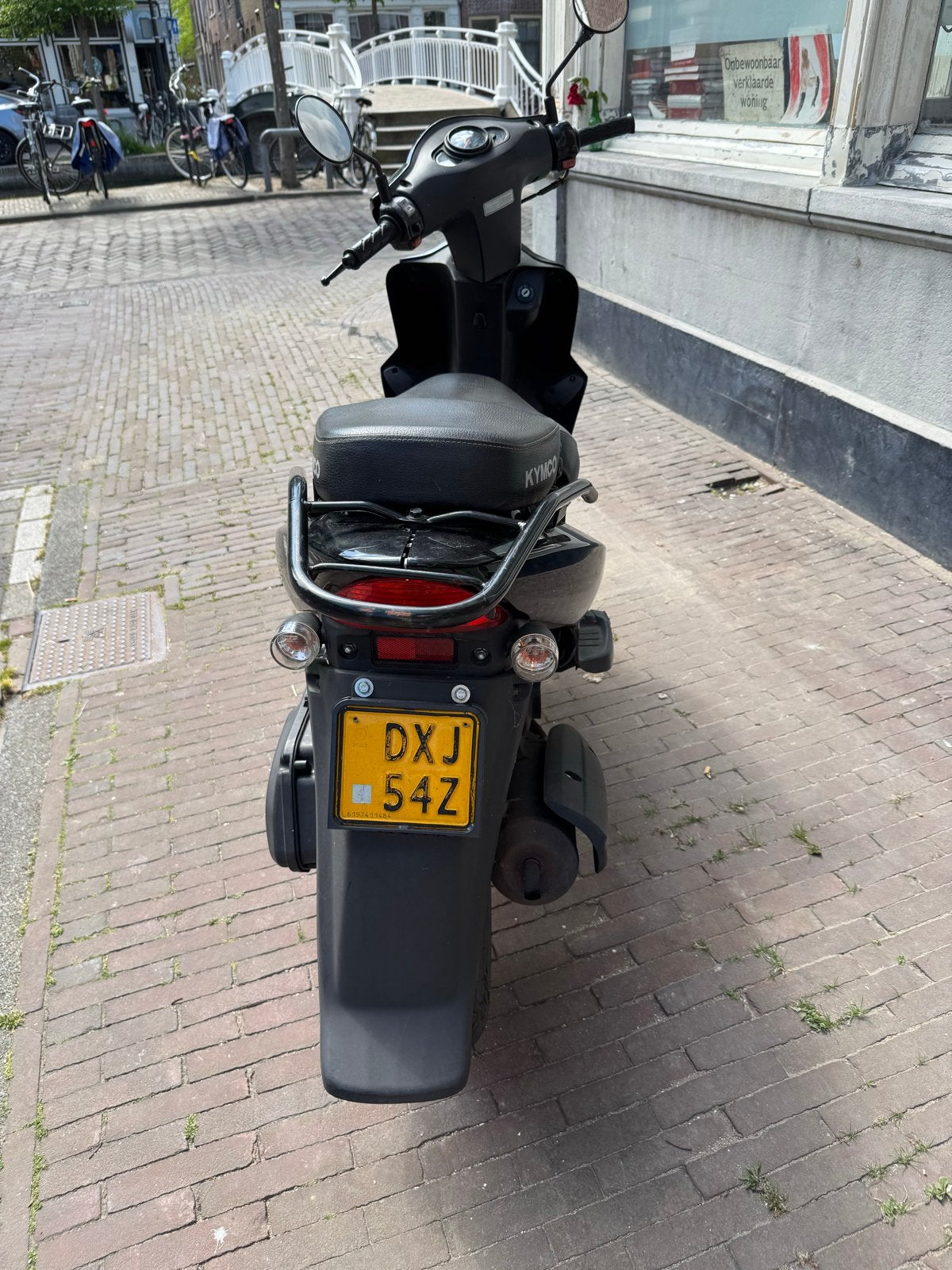 Kymco Agility 50cc Scooter - Zwart, Fietsen en Brommers, Ophalen, Gebruikt, Maximaal 45 km/u, Agility