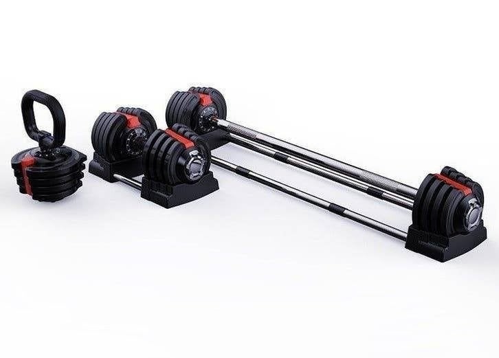 PH Fitness Dumbbell/Kettlebell Set - Verstelbaar 20KG, Dumbbell, Support@phfitness.nl, PH Fitness, Ophalen of Verzenden