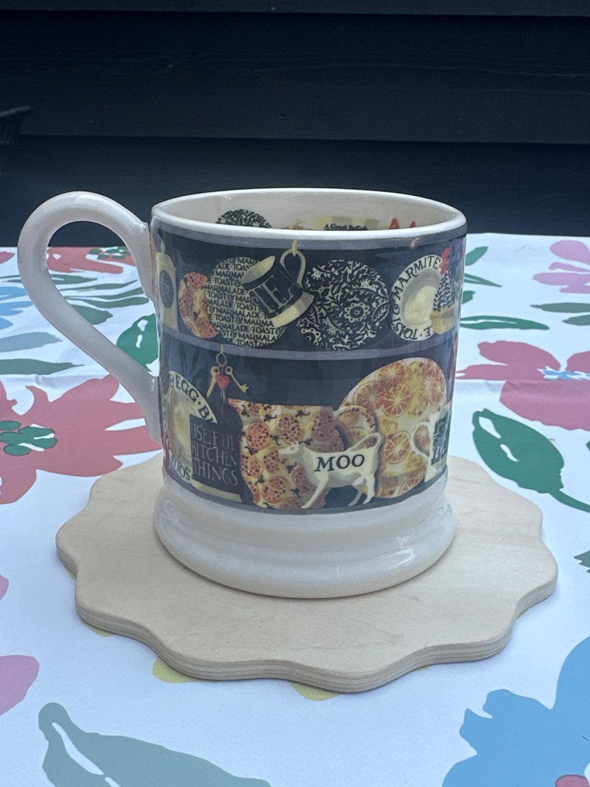 Emma Bridgewater Black Dresser mok, Ophalen, Overige typen, Zo goed als nieuw, Steen/keramiek