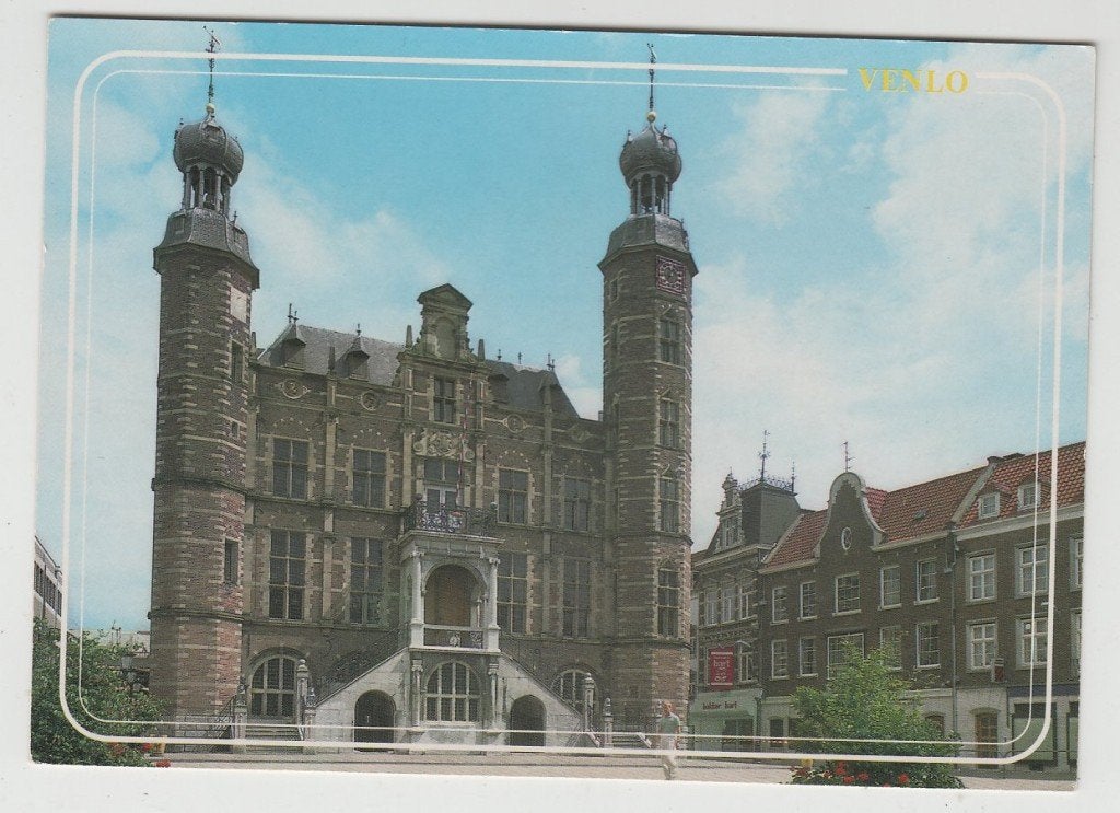 Venlo Stadhuis Gelders-Renaissancistischr Stijl Ongelopen, Verzenden, 1980 tot heden, Ongelopen, Limburg