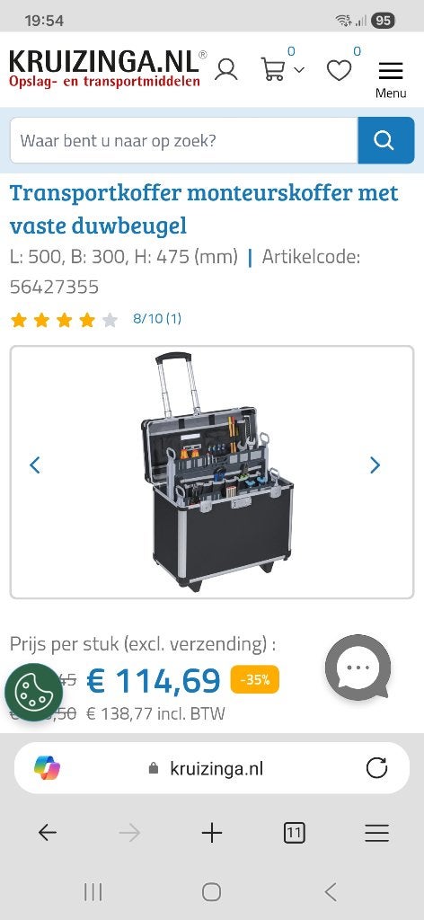 Monteurskoffer Transportkoffer (nieuw), Ophalen of Verzenden, Nieuw, Overige typen, Overige merken