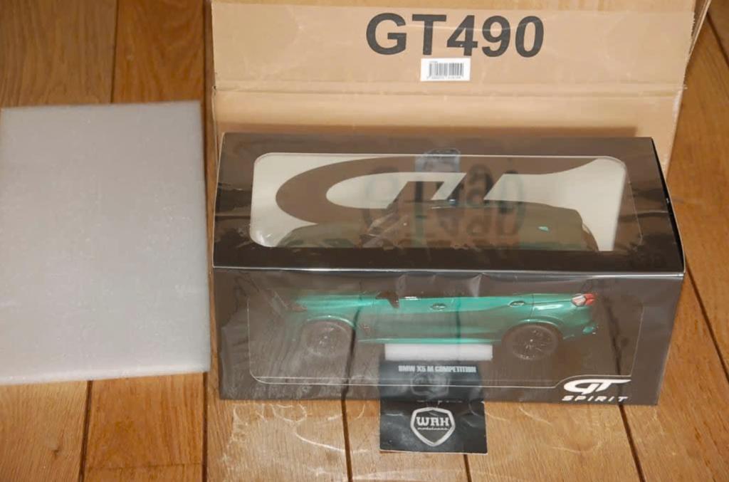 1:18 BMW X5 M COMPETITION Green GT spirit GT490 in box WRH, Hobby en Vrije tijd, Modelauto's | 1:18, Verzenden, Zo goed als nieuw