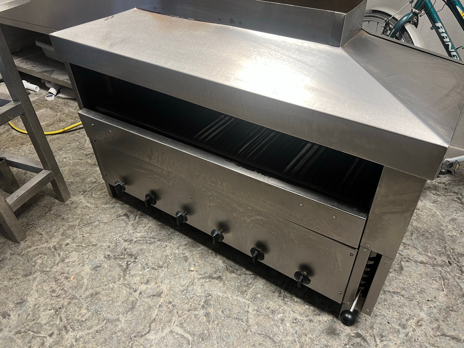 Professionele Pita Grill met 6 Branders - Horeca Keuken, Ophalen of Verzenden, Gebruikt, Fornuis, Frituur en Grillen