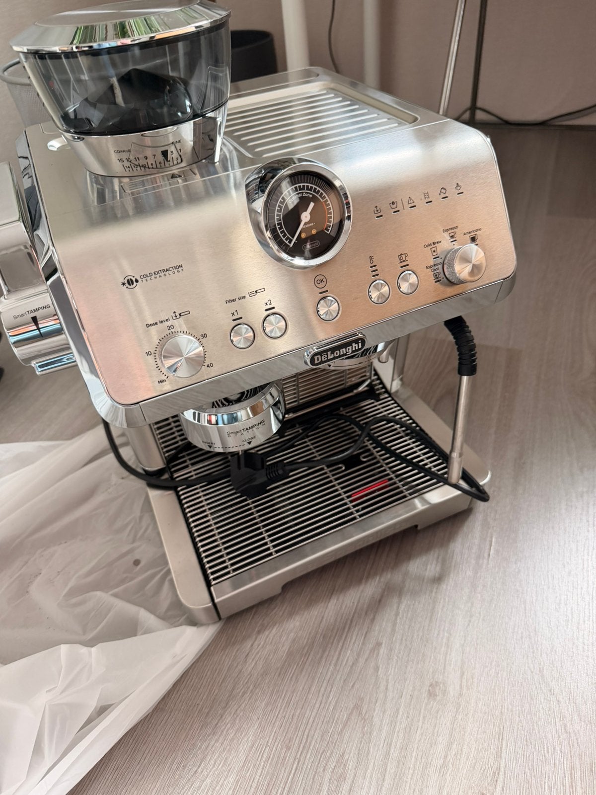Delonghi La Specialista Opera EC9555 koffiemachine, Ophalen, Gebruikt, Koffiemachine, Koffiebonen
