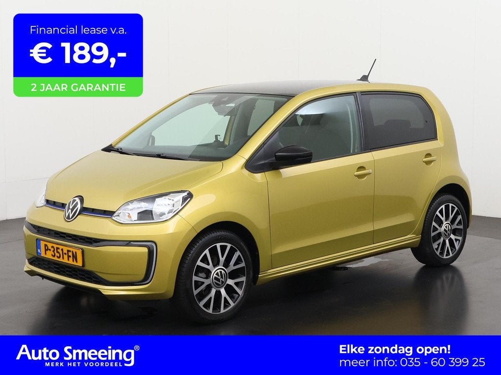 Volkswagen e-Up! e-up! | SOH 88% | Camera | Stoelverwarming, Auto's, Volkswagen, Stof, Up!, Geel, 88 %