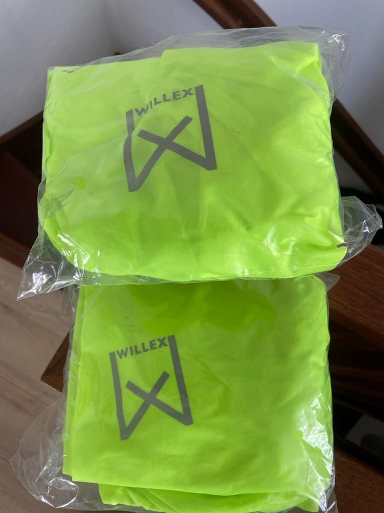 2x Willex Regenhoes Fietstas Neon-geel, Ophalen of Verzenden, Nieuw