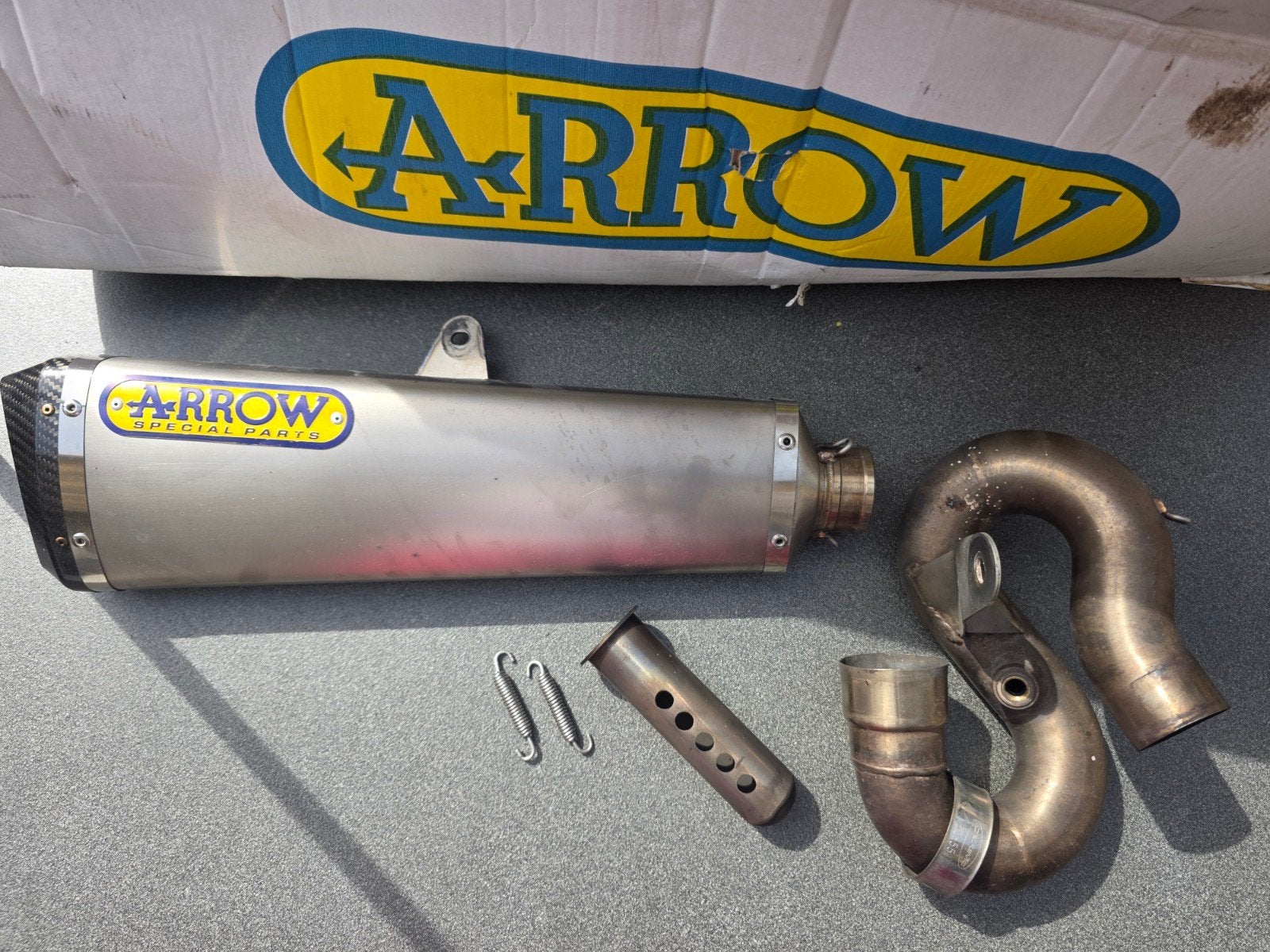 Arrow uitlaatsysteem demper Honda CBR1000RR SC59 Fireblade, Ophalen, Gebruikt