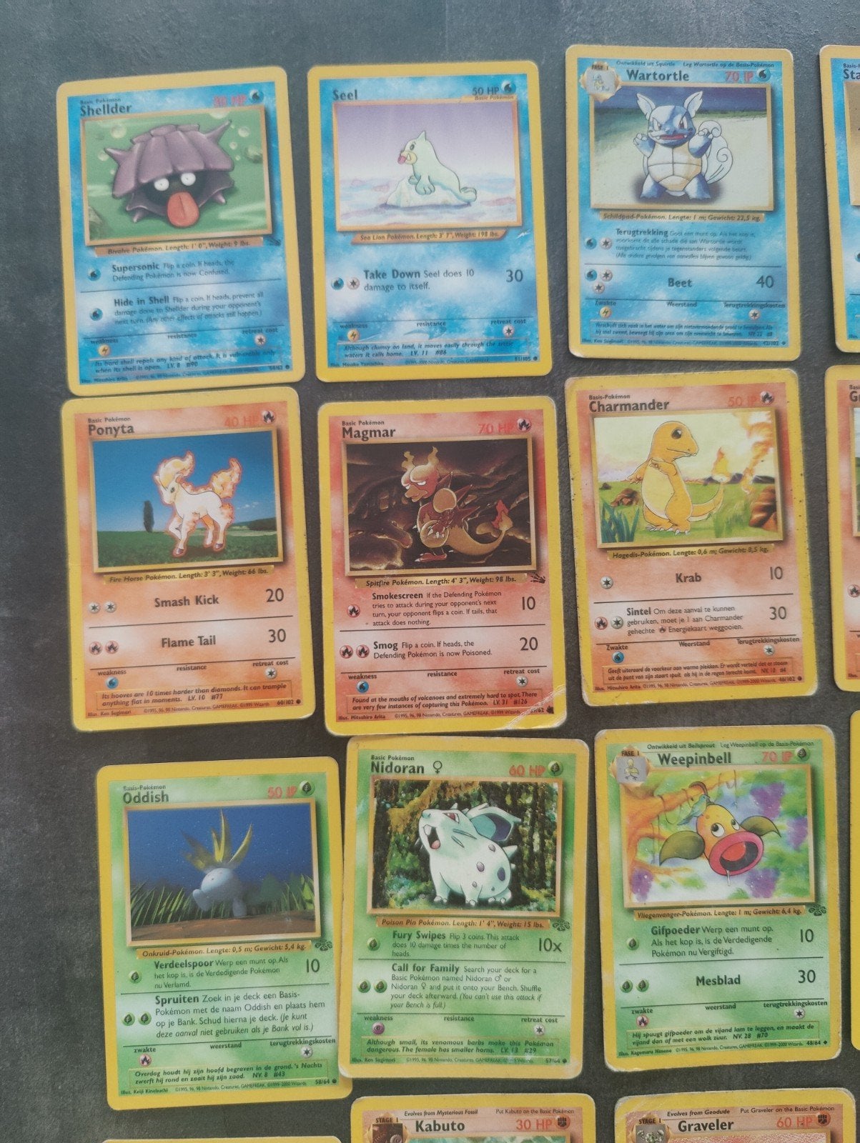 Grote collectie Pokémon kaarten - Vintage, Ophalen of Verzenden, Zo goed als nieuw, Meerdere kaarten