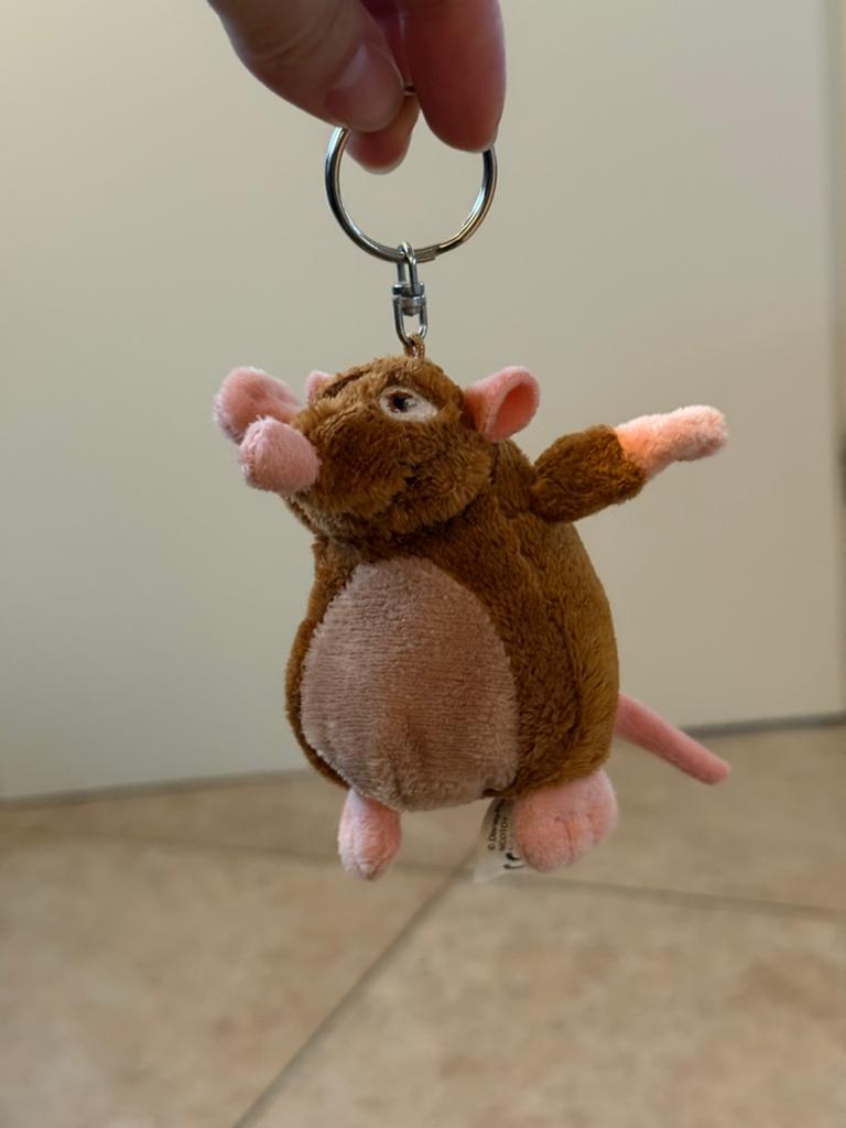 Emile de Ratatouille sleutelhanger - Disney Pixar Nicotoy, Kinderen en Baby's, Speelgoed | Knuffels en Pluche, Muis, Disney, Ophalen of Verzenden