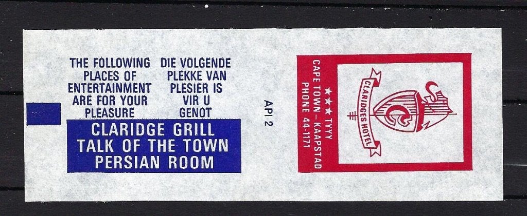 504 Zuid-Afrika (niet gevouwen,gevuld,geseald), Ophalen of Verzenden, Buitenland