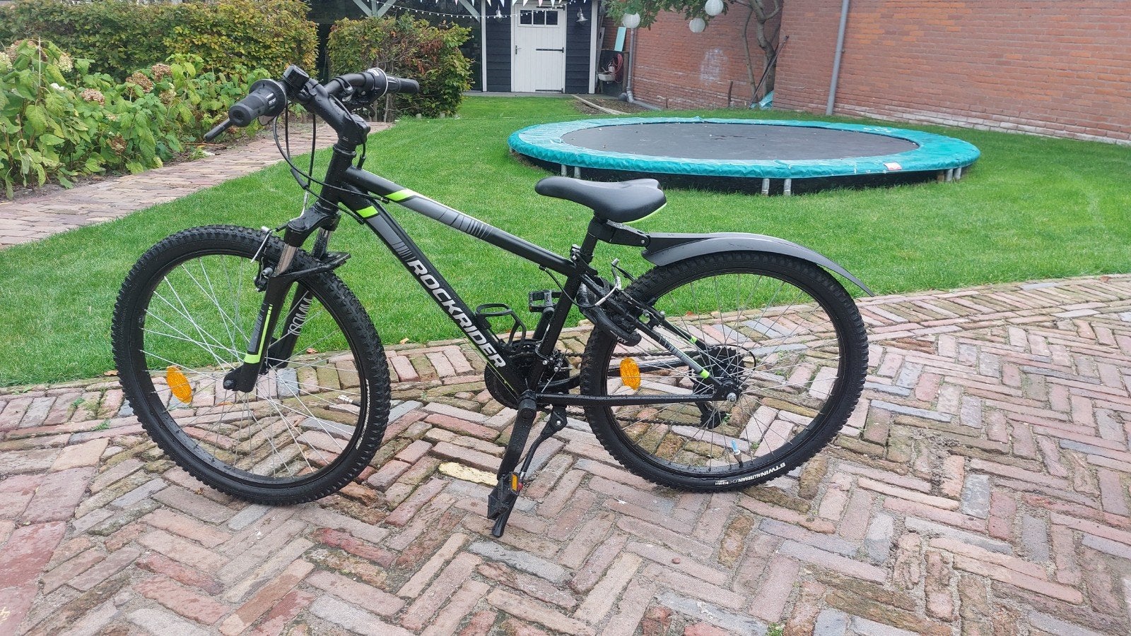 Zo goed als nieuwe 20 inch kinderfiets - Rockrider, Ophalen, 20 inch of meer, Velgrem, Zo goed als nieuw
