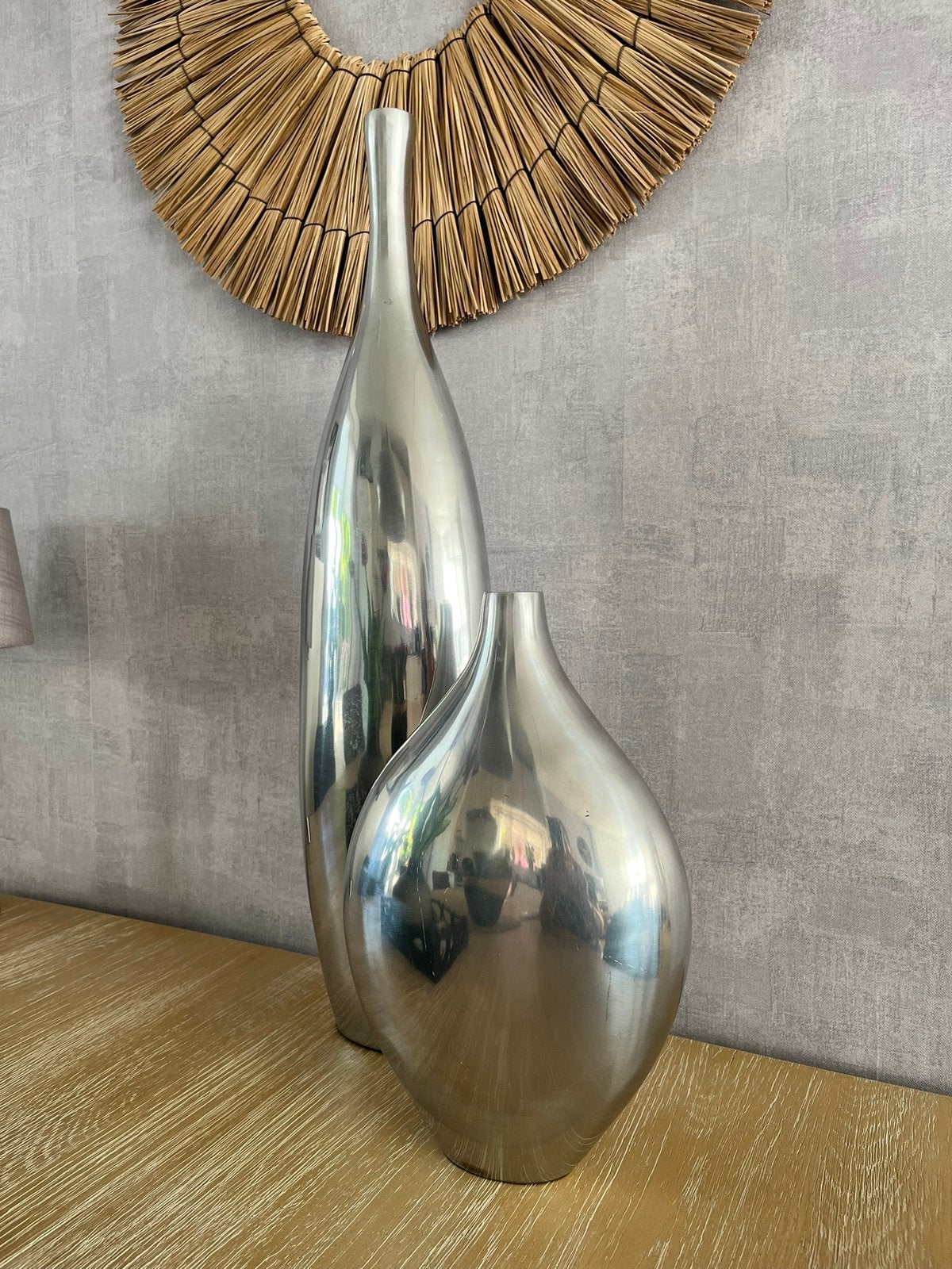 Mooie set vazen…..voor zijdebloemen!!!, Huis en Inrichting, Ophalen, Zo goed als nieuw