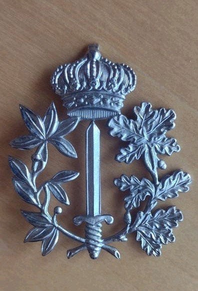 Belgisch Politie pet Embleem - Zwaard en Kroon, Ophalen of Verzenden, Overige soorten, Overige gebieden, Embleem of Badge
