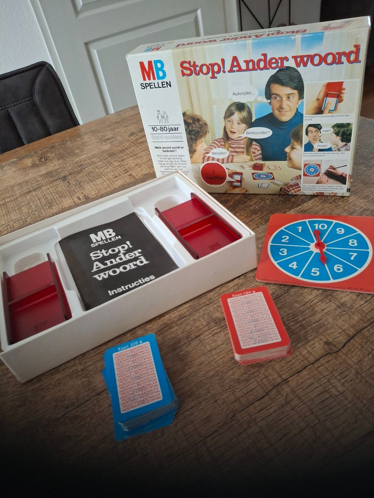 MB Spellen Stop! Ander Woord Gezelschapsspel, Hobby en Vrije tijd, Gezelschapsspellen | Bordspellen, Vijf spelers of meer, Ophalen of Verzenden