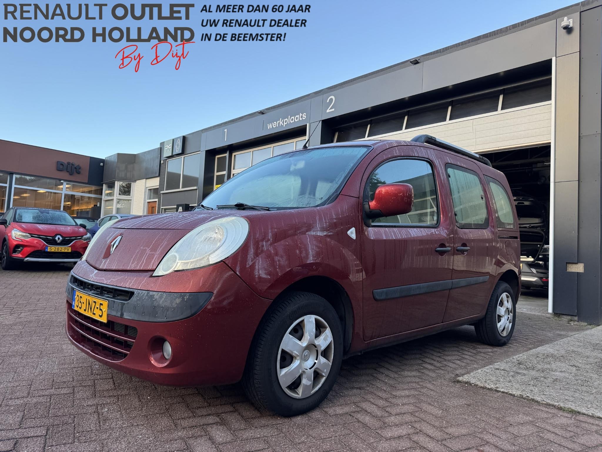 Renault Kangoo Family 1.6-16V Privilège Automaat Rolstoelau, Auto's, Stof, Gebruikt, 4 cilinders, Origineel Nederlands