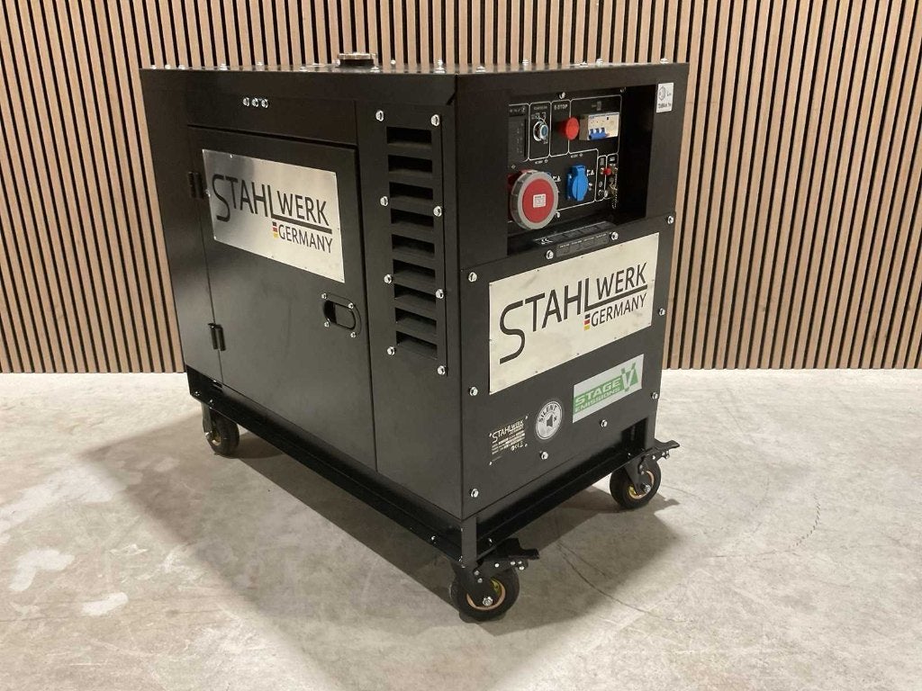 Stahlwerk SW-20KW Stroomgenerator‼️, Ophalen, Dieselolie, Geluidgedempt, Nieuw