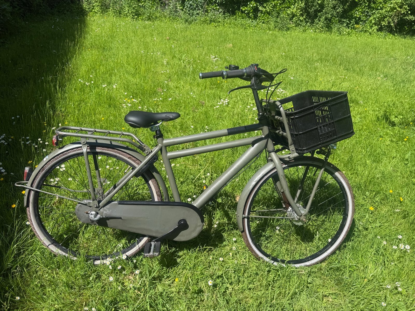 26 inch cortina 3 versnellingen  met voordrager en krat, Ophalen, Gebruikt, 26 inch of meer, Versnellingen