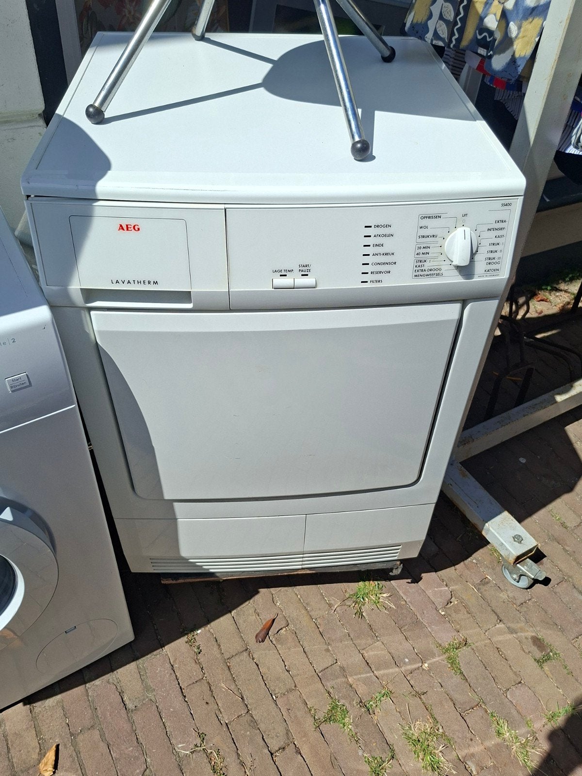 Condens droger AEG perfecte staat, Witgoed en Apparatuur, Wasdrogers, Ophalen, 6 tot 8 kg, Minder dan 85 cm, Zo goed als nieuw