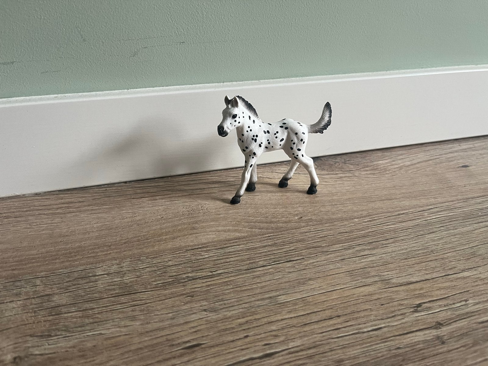 Schleich paardje -Appaloosa veulen, Ophalen of Verzenden, Zo goed als nieuw, Jongen of Meisje