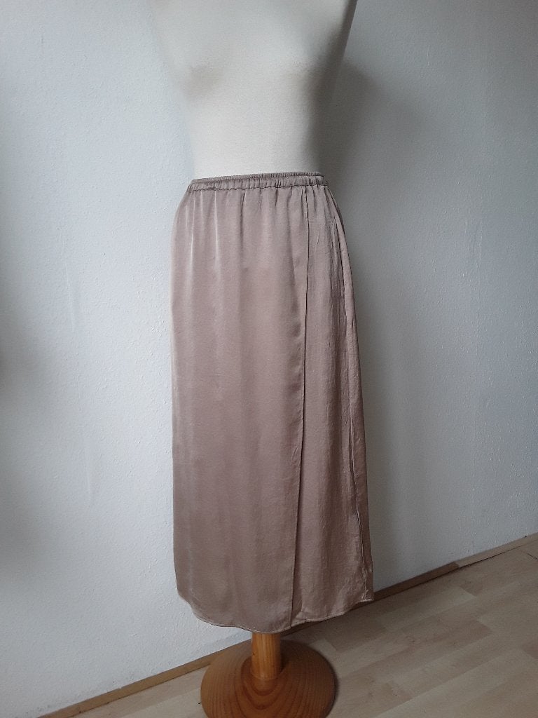 Goud satijnen rok van American Vintage mt S, Verzenden, Zo goed als nieuw, American Vintage, Maat 36 (S)