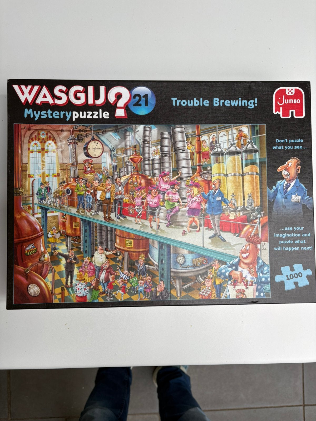 Wasgij puzzels nr.8, 18 en 21, Ophalen, 500 t/m 1500 stukjes, Zo goed als nieuw
