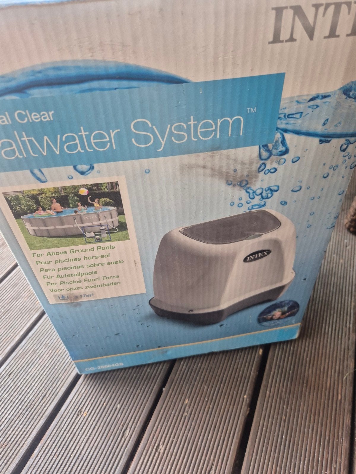 Zoutwatersysteem intex, Tuin en Terras, Zwembad-toebehoren, Ophalen of Verzenden