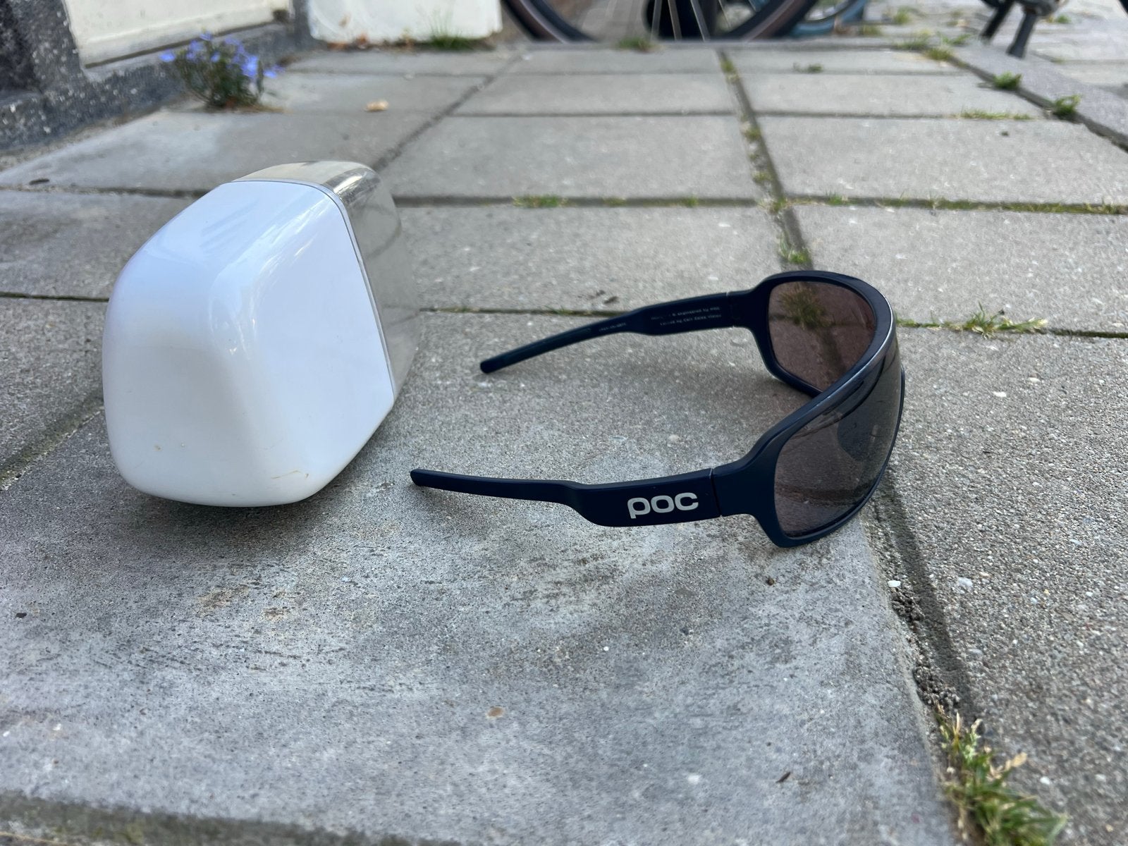 POC Zonnebril met bescherm hoes, Overige merken, Zonnebril, Zwart, Ophalen of Verzenden