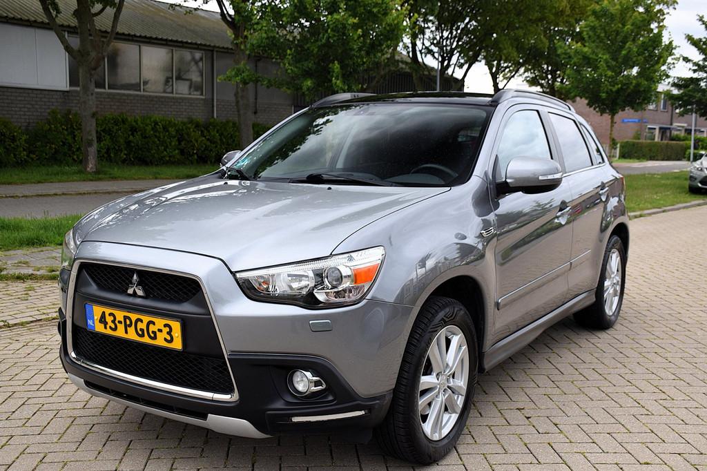 Mitsubishi ASX 1.6 Intense ClearTec*Airco*Cruise*Glasdak*Xen, Voorwielaandrijving, Euro 5, Stof, Gebruikt