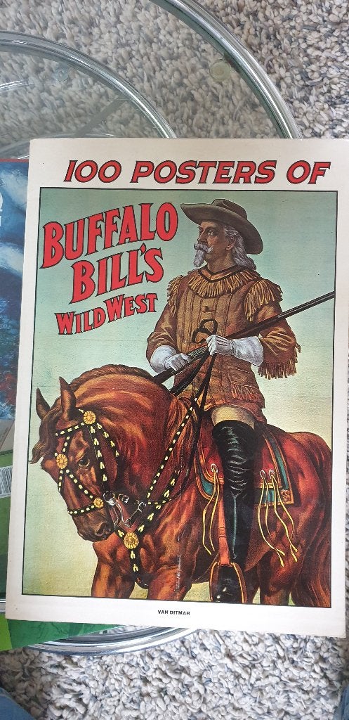 Vintage Buffalo Bill's 100 posters boek, Ophalen of Verzenden