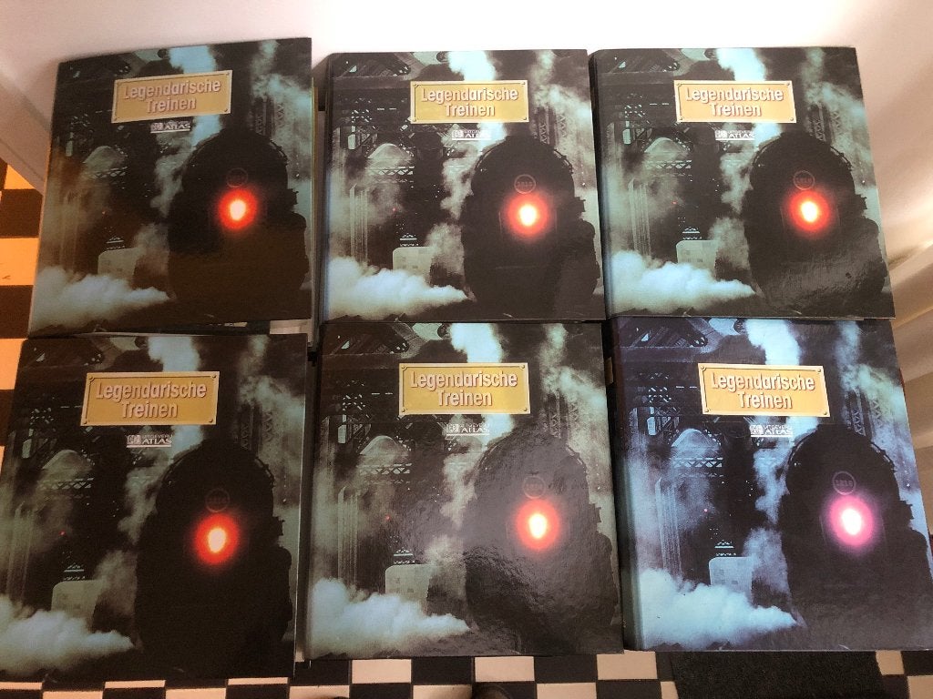 Legendarische Treinen Uitgeverij Atlas 6 mappen (compleet), Ophalen of Verzenden, Zo goed als nieuw, Trein, Boek of Tijdschrift