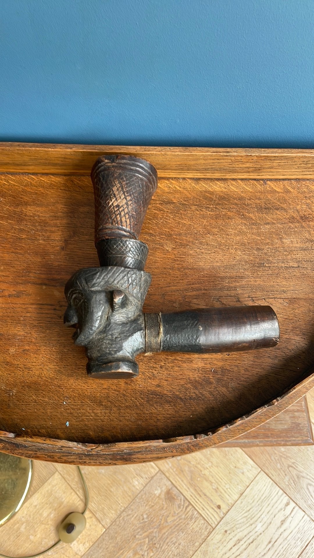 Afrikaans Tabakspijpenhoofd, Ophalen of Verzenden