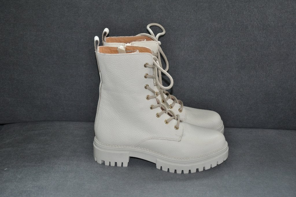 Manfield schoenen 37, leren schoenen 37, bikerboots 37, Wit, Nieuw, Ophalen of Verzenden, Sneakers of Gympen