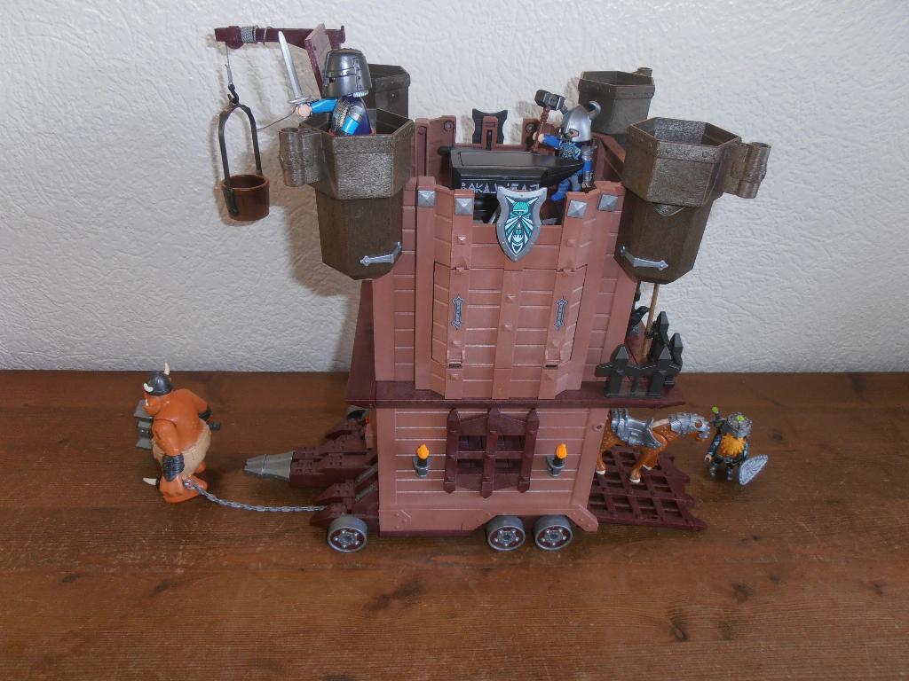Playmobil verrijdbare dwerg ridder fort burcht., Ophalen of Verzenden, Gebruikt, Los playmobil