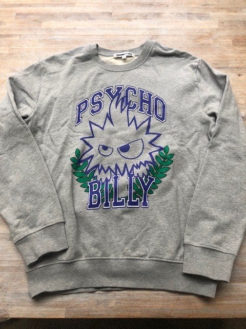 McQ Alexander McQueen Psycho Billy Sweatshirt Maat L, Maat 52/54 (L), McQ Alexander McQueen, Ophalen of Verzenden, Zo goed als nieuw