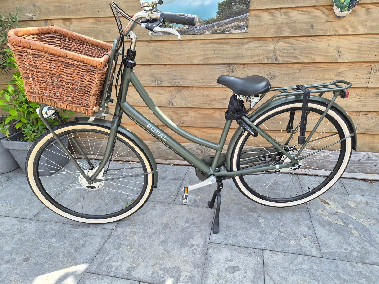 Popal Daily Dutch Prestige Damesfiets, Army Green, 47 cm, Fietsen en Brommers, Versnellingen, Zo goed als nieuw, Minder dan 47 cm