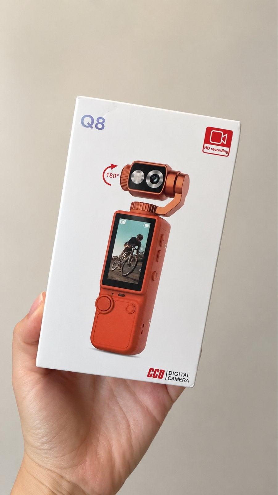 Nieuwe Q8 Digitale Camera - Compact en Veelzijdig, Nieuw, Accu, Overige Merken, Geen optische zoom