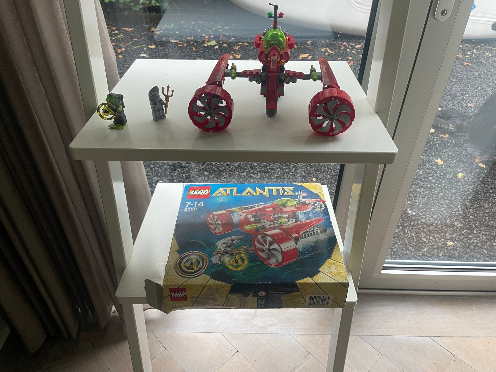 Lego Atlantis 8060 Typhoon Turbo Sub met doos en boekje, Overige thema's, Lego, Ophalen of Verzenden, Zo goed als nieuw