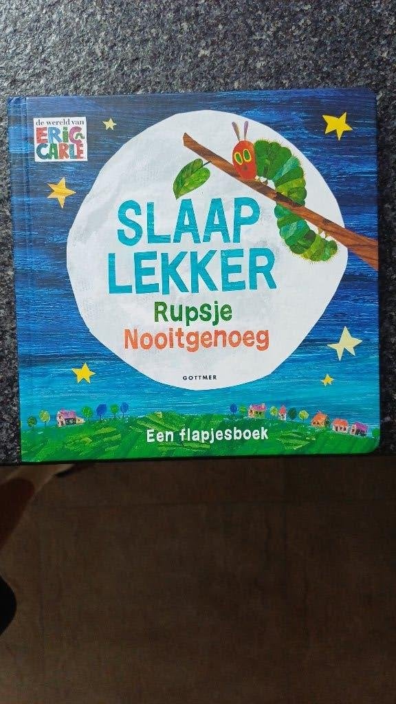 Slaap Lekker Rupsje Nooitgenoeg - Eric Carle flappjesboek, Ophalen of Verzenden, Zo goed als nieuw, Sprookjes, Eric Carle