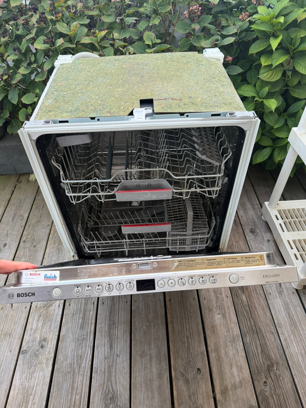 Bosch vaatwasser smv46ix10n volledig inbouw, Ophalen of Verzenden, Zo goed als nieuw, Inbouw, Minder dan 85 cm