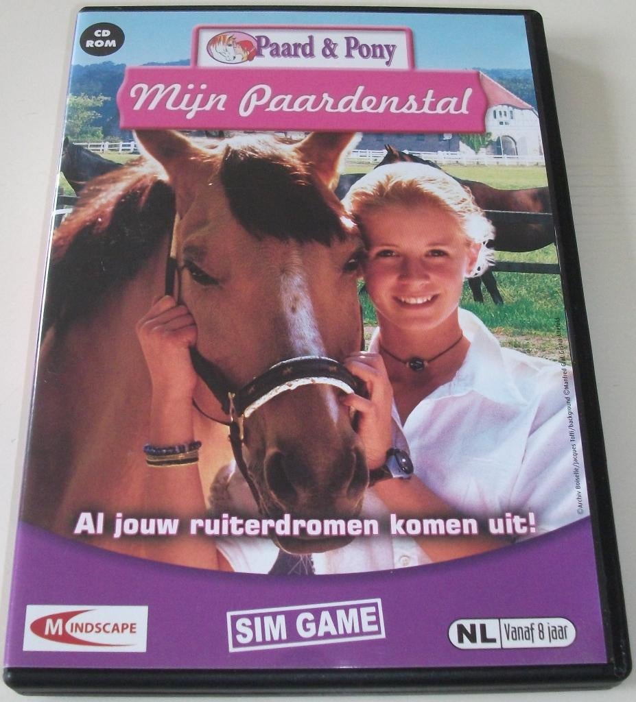 PC Game *** MIJN PAARDENSTAL *** Paard & Pony, Spelcomputers en Games, Games | Pc, Zo goed als nieuw, Simulatie, 1 speler, Vanaf 7 jaar